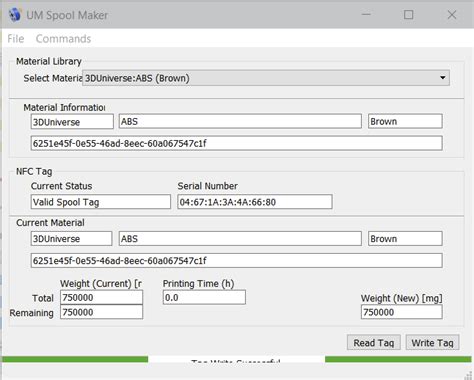 can i program an ultimaker nfc tag|nfc Ultimaker s5.